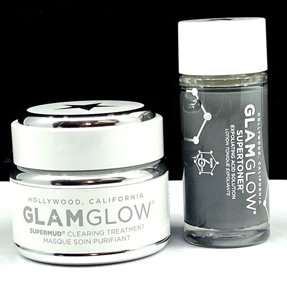Glamglow 1.7oz Supermud & 1oz Supertoner FREE get 60% off + free Toner - Picture 1 of 6